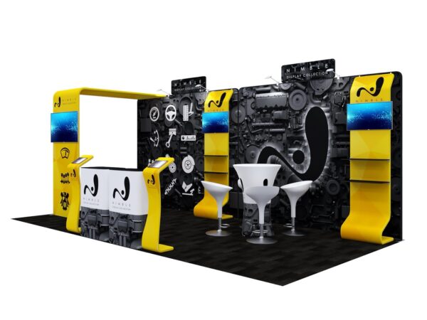 10x20-Foot Tension Fabric Trade Show Backwall (Self-Build) AENIM609 - Image 4