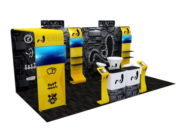 10x20-Foot Tension Fabric Trade Show Backwall (Self-Build) AENIM609 - Image 3