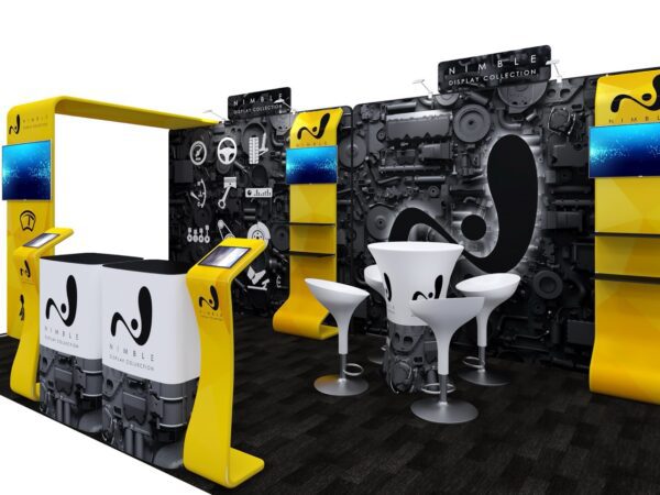 10x20-Foot Tension Fabric Trade Show Backwall (Self-Build) AENIM609 - Image 6