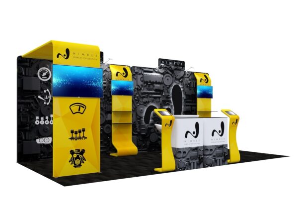 10x20-Foot Tension Fabric Trade Show Backwall (Self-Build) AENIM609 - Image 2