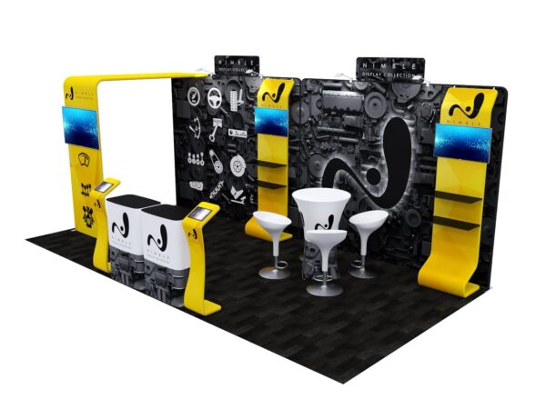 10x20-Foot Tension Fabric Trade Show Backwall (Self-Build) AENIM609 - Image 5
