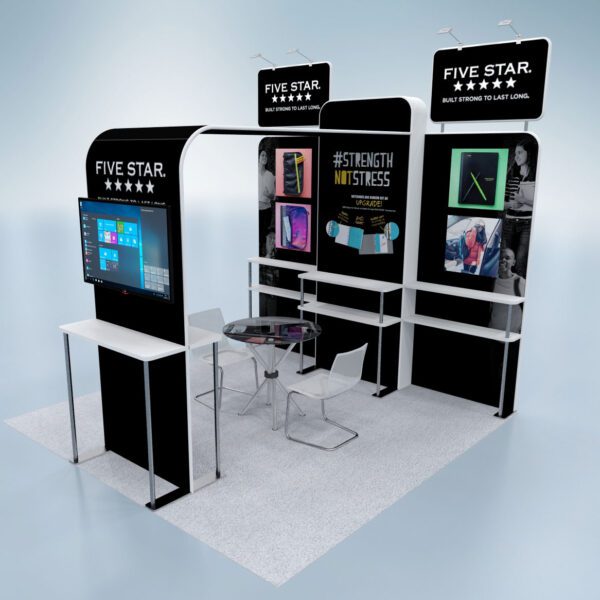 10x10 Tension Fabric Exhibit Booth (Self-Build) AENIM303 - Image 4