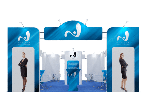 20x20 Tension Fabric Exhibit Booth (Self-Build) AENIM309 - Image 2