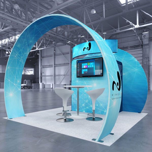 10x10 Tension Fabric Exhibit Booth (Self-Build) AENIM300