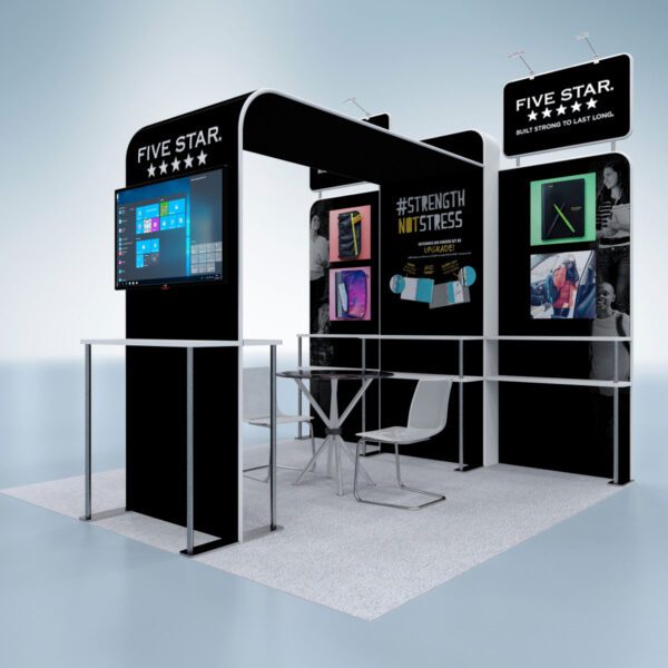 10x10 Tension Fabric Exhibit Booth (Self-Build) AENIM303 - Image 2