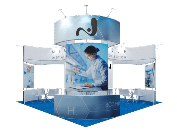 20x20 Tension Fabric Exhibit Booth (Self-Build) AENIM311 - Image 3