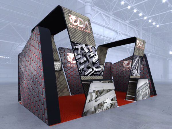 20x20 Tension Fabric Exhibit Booth (Self-Build) AENIM307