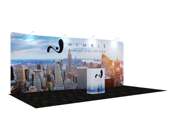 20-Foot WaveTension Fabric Trade Show Backwall (Self-Build) AENIM54 - Image 2