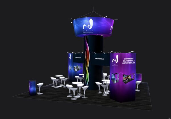 30X30 Tension Fabric Exhibit Booth (Self-Build) AENIM611 - Image 4