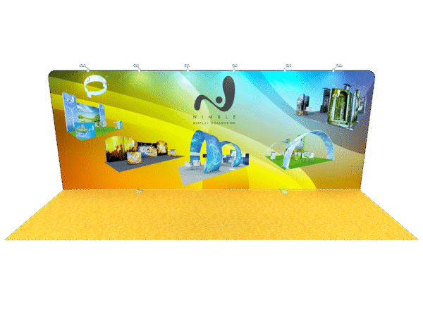20-Foot Tension Fabric Trade Show Backwall (Self-Build) AENIM52 - Image 5