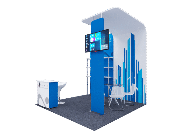 10x10 Tension Fabric Exhibit Booth (Self-Build) AENIM304 - Image 2