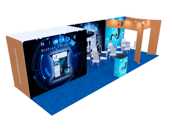10X30 Tension Fabric Exhibit Booth (Self-Build) AENIM1032 - Image 4