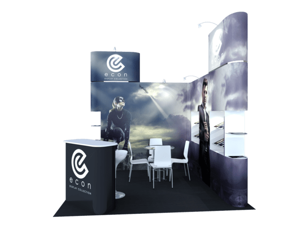 10x10 Pop-Up Exhibit Booth (Self-Build) AEECO36 - Image 3
