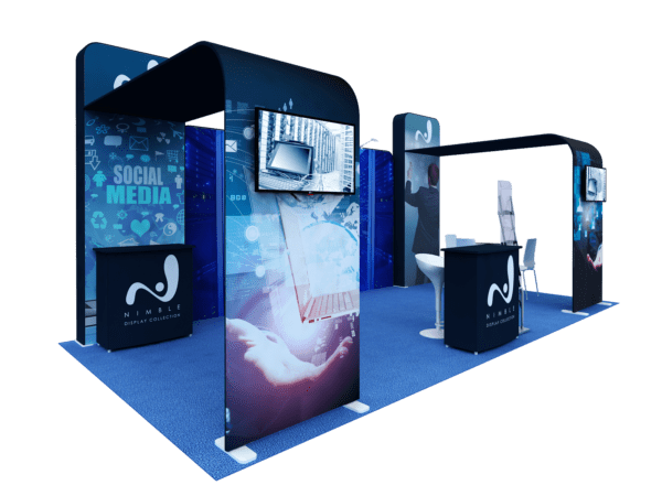 10x20 Tension Fabric Trade Show Booth (Self-Build) AENIM29