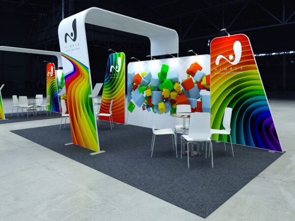 10X20 Tension Fabric Exhibit Booth (Self-Build) AENIMGSC - Image 4