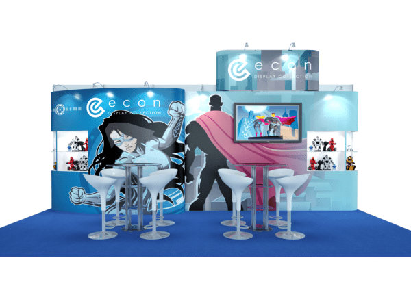 10x20 Pop-Up Exhibit Booth (Self-Build) AEECO112
