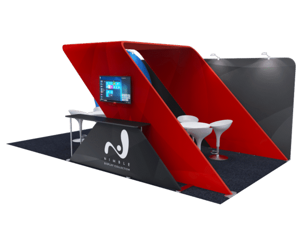 10X20 Tension Fabric Exhibit Booth (Self-Build) AENIM605 - Image 2