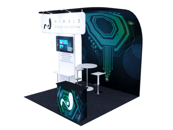 10x10 Tension Fabric Exhibit Booth (Self-Build) AENIM101 - Image 4