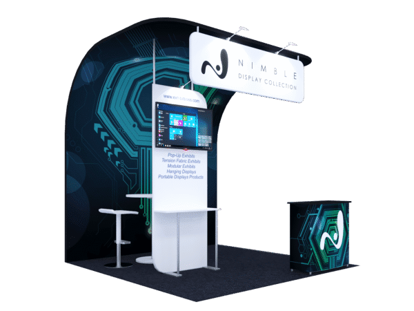 10x10 Tension Fabric Exhibit Booth (Self-Build) AENIM101 - Image 2