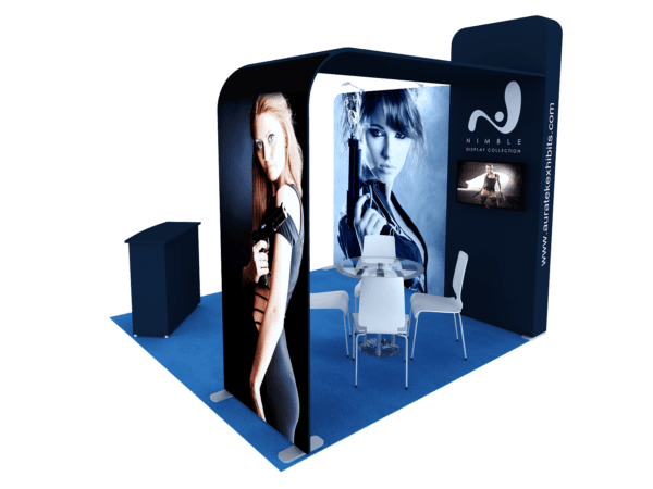 10x10 Tension Fabric Exhibit Booth (Self-Build) AENIM12 - Image 4