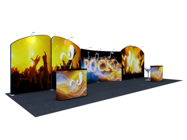 10x30 Tension Fabric Exhibit Booth (Self-Build) AENIM48