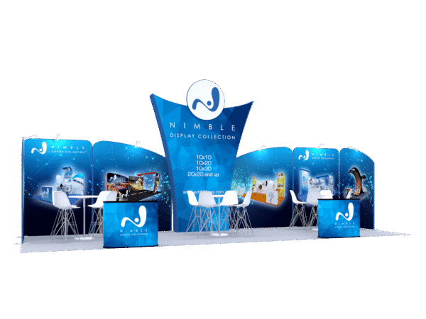 10x30 Tension Fabric Exhibit Booth (Self-Build) AENIM1030 - Image 2