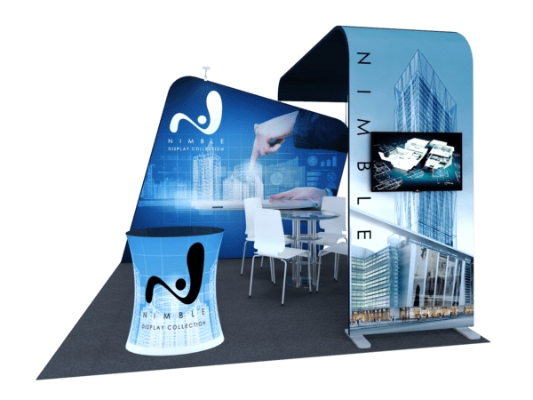 10x10 Tension Fabric Trade Show Booth (Self-Build) AENIM11