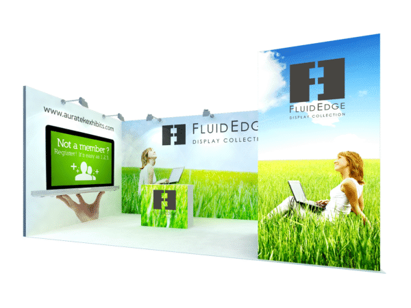 10x20 Modular Exhibit Booth AEFE56 - Image 2