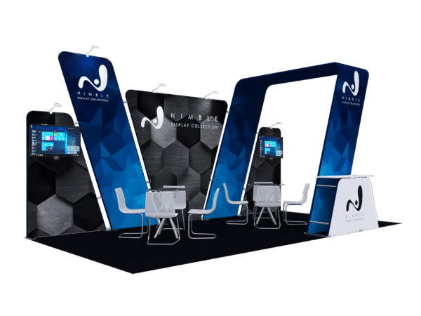 10X20 Tension Fabric Exhibit Booth (Self-Build) AENIM72