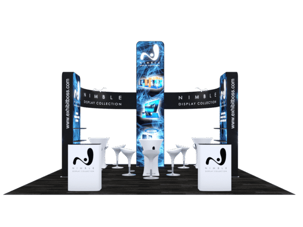 20x20 Tension Fabric Exhibit Booth (Self-Build) AENIM612