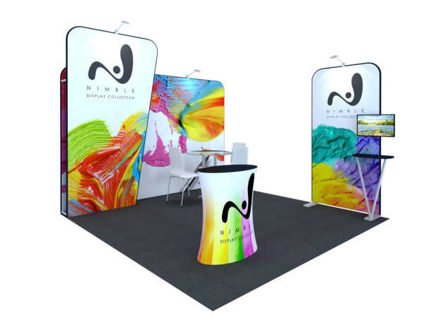 10x10 Tension Fabric Exhibit Booth (Self-Build) AENIM14