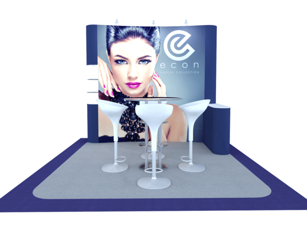 10x10 Pop-Up Trade Show Booth AEECO3