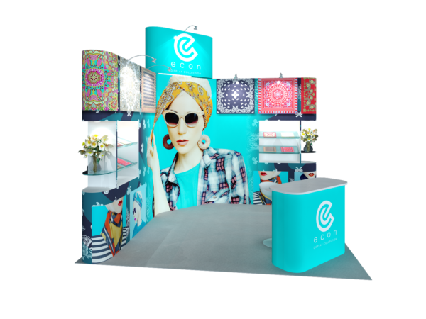10x10 Pop-Up Exhibit Booth AEECO38 - Image 2