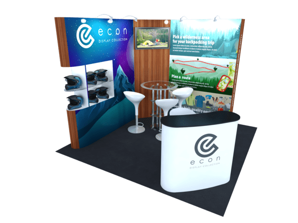 10x10 Pop-Up Exhibit Trade Show Booth (Self-Build) AEECO42 - Image 3