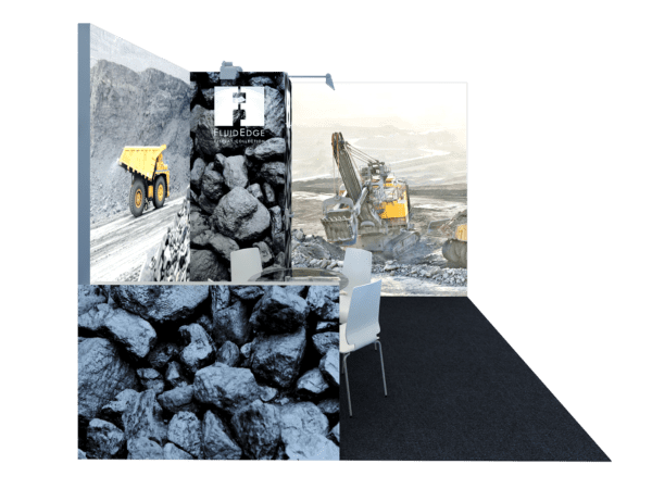 10x10 Modular Exhibit Booth AEFE45 - Image 4