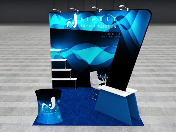 10X10 Tension Fabric Exhibit Booth (Self-Build) AENIM350