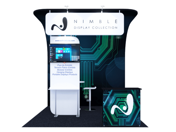 10x10 Tension Fabric Exhibit Booth (Self-Build) AENIM101