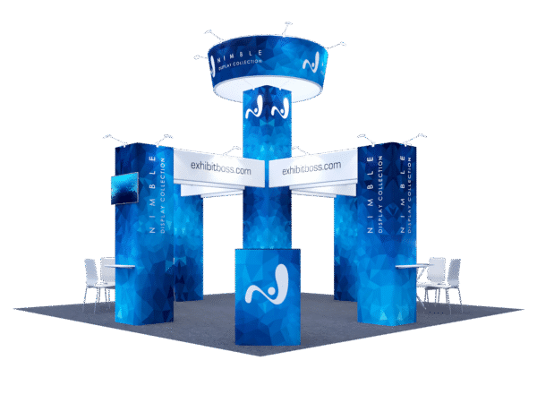 20x20 Tension Fabric Exhibit Booth (Self-Build) AENIM602
