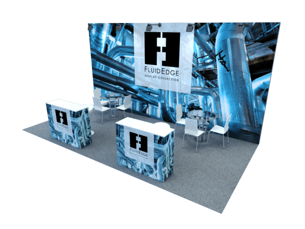 10x20 Modular Exhibit Booth AEFE53 - Image 4