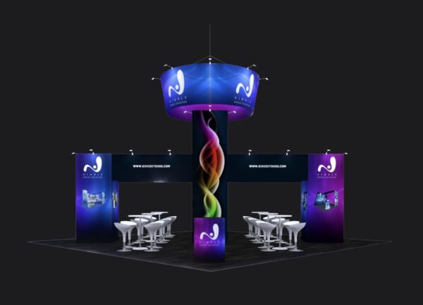 30X30 Tension Fabric Exhibit Booth (Self-Build) AENIM611