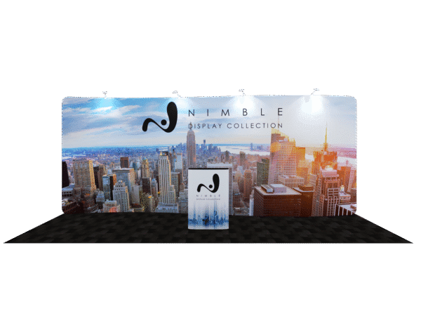20-Foot WaveTension Fabric Trade Show Backwall (Self-Build) AENIM54