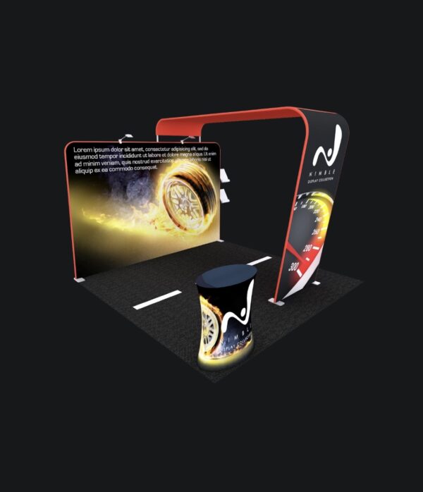 10X10 Tension Fabric Trade Show Booth (Self-Build) AENIM103