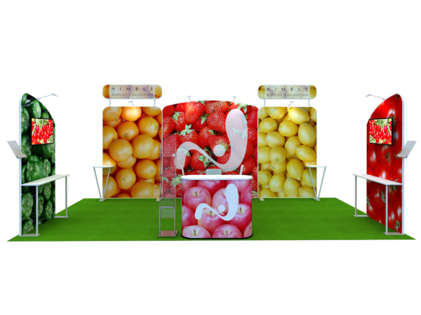 10x20 Tension Fabric Trade Show Booth (Self-Build) AENIM33