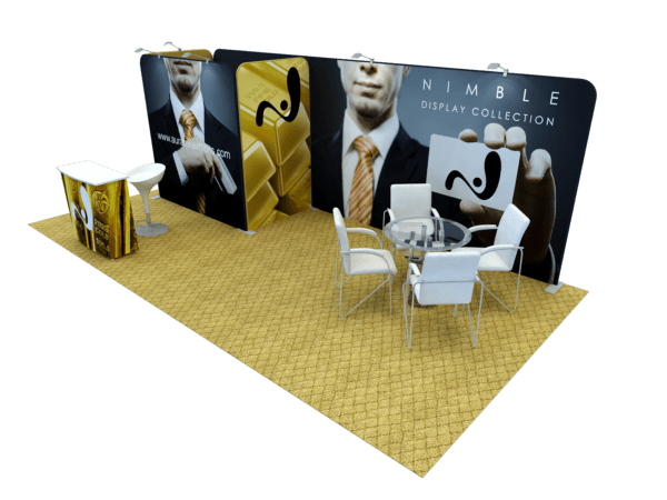 10x20 Tension Fabric Exhibit Booth (Self-Build) AENIM47