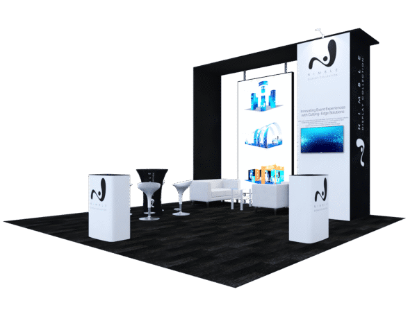 20x20 Tension Fabric Exhibit Booth (Self-Build) AENIM604 - Image 2