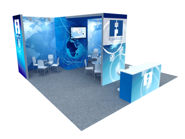 20x20 Modular Exhibit Booth AEFE48 - Image 4