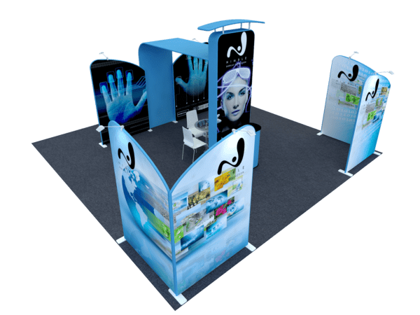 20x20 Tension Fabric Trade Show Booth (Self-Build) AENIM37 - Image 5
