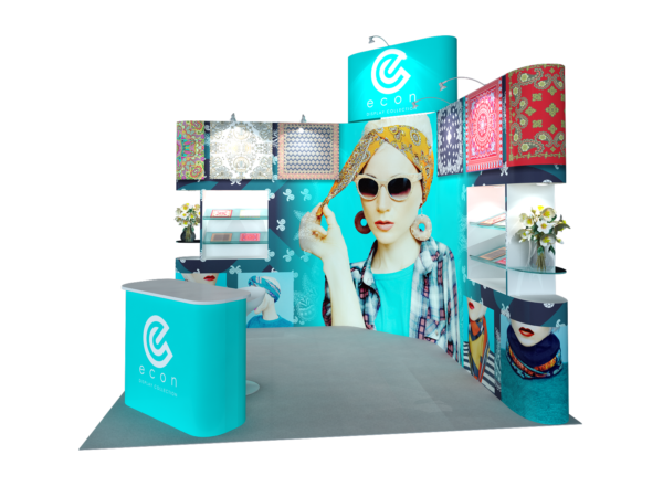 10x10 Pop-Up Exhibit Booth AEECO38 - Image 3