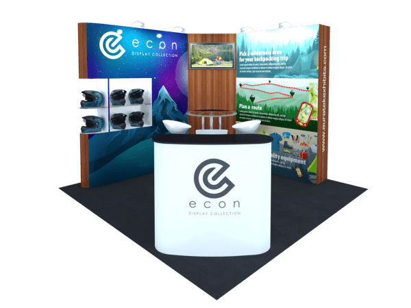 10x10 Pop-Up Exhibit Trade Show Booth (Self-Build) AEECO42 - Image 2