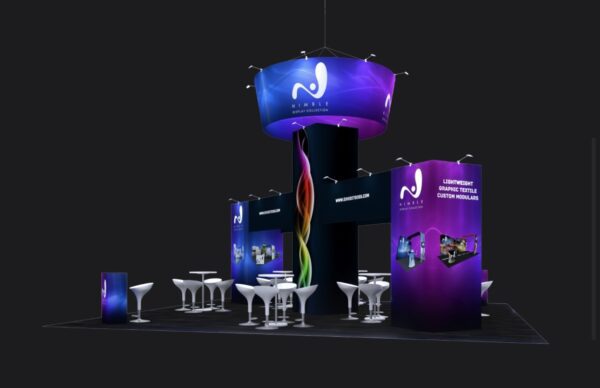 30X30 Tension Fabric Exhibit Booth (Self-Build) AENIM611 - Image 2